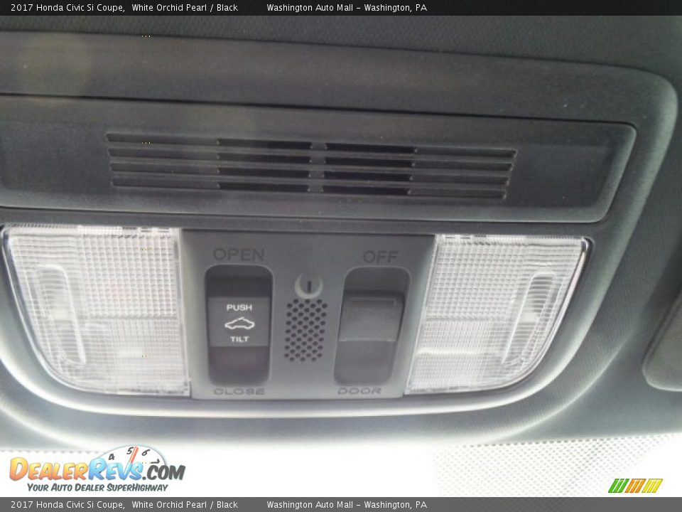 2017 Honda Civic Si Coupe White Orchid Pearl / Black Photo #34
