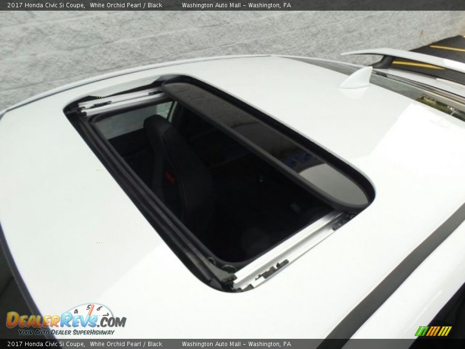 2017 Honda Civic Si Coupe White Orchid Pearl / Black Photo #35