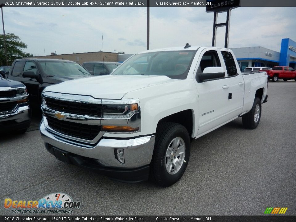 2018 Chevrolet Silverado 1500 LT Double Cab 4x4 Summit White / Jet Black Photo #1