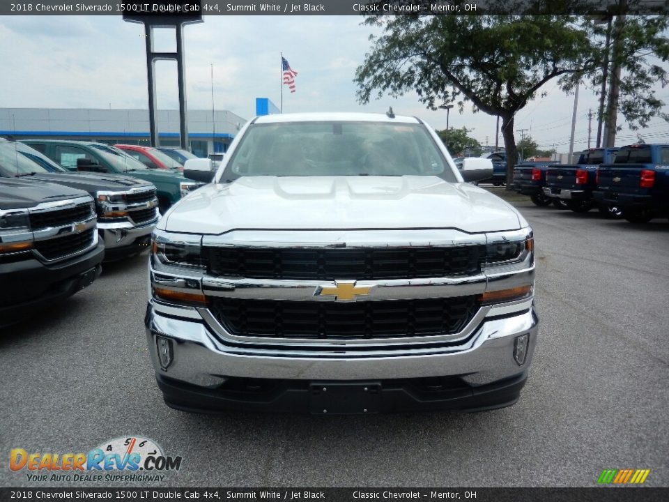 2018 Chevrolet Silverado 1500 LT Double Cab 4x4 Summit White / Jet Black Photo #2