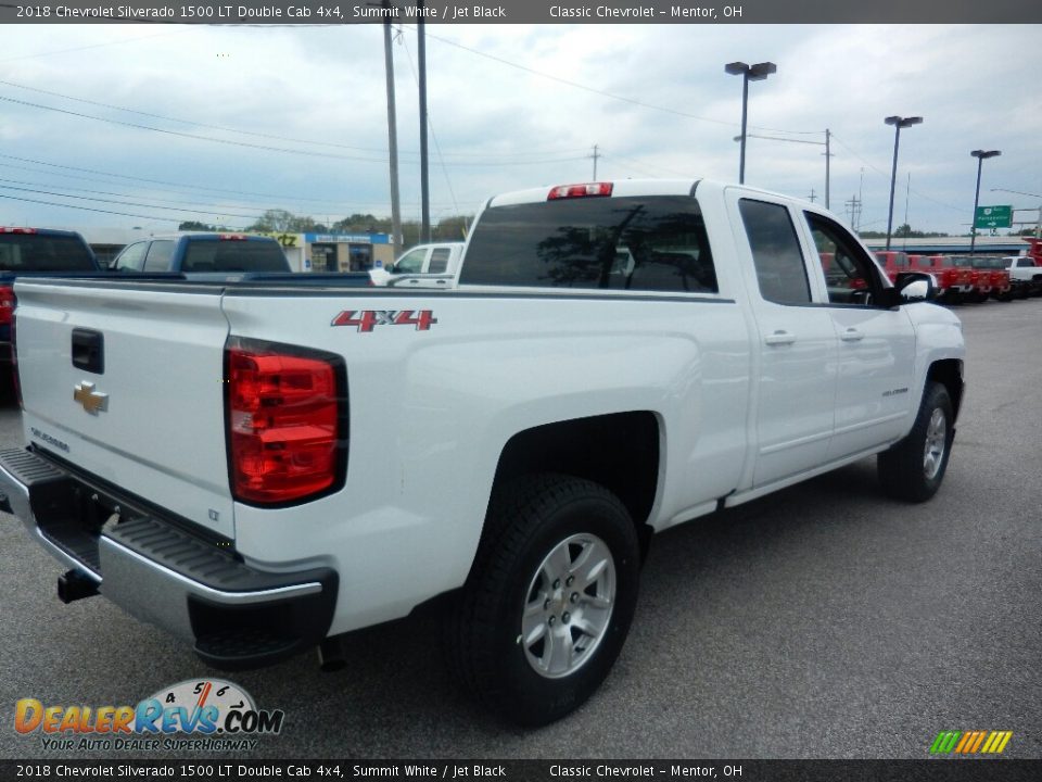 2018 Chevrolet Silverado 1500 LT Double Cab 4x4 Summit White / Jet Black Photo #4