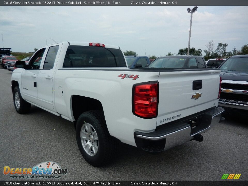 2018 Chevrolet Silverado 1500 LT Double Cab 4x4 Summit White / Jet Black Photo #5