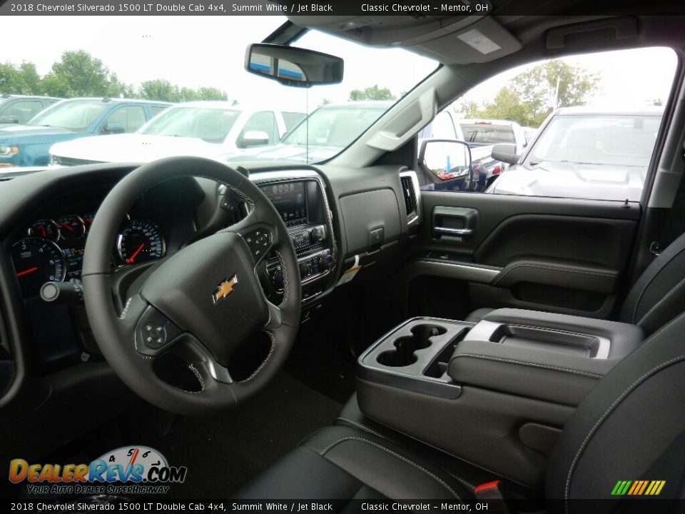 2018 Chevrolet Silverado 1500 LT Double Cab 4x4 Summit White / Jet Black Photo #6