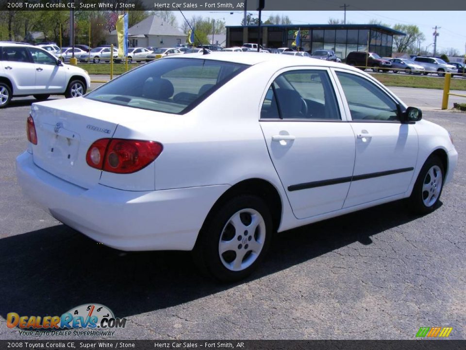 2008 Toyota Corolla CE Super White / Stone Photo #3
