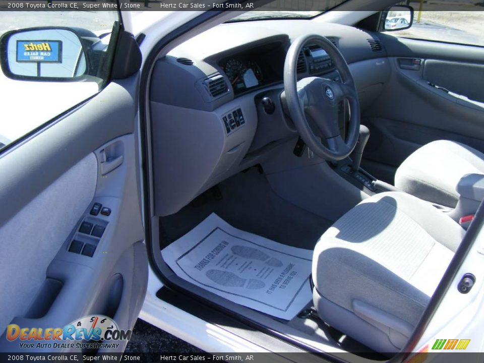 2008 Toyota Corolla CE Super White / Stone Photo #5