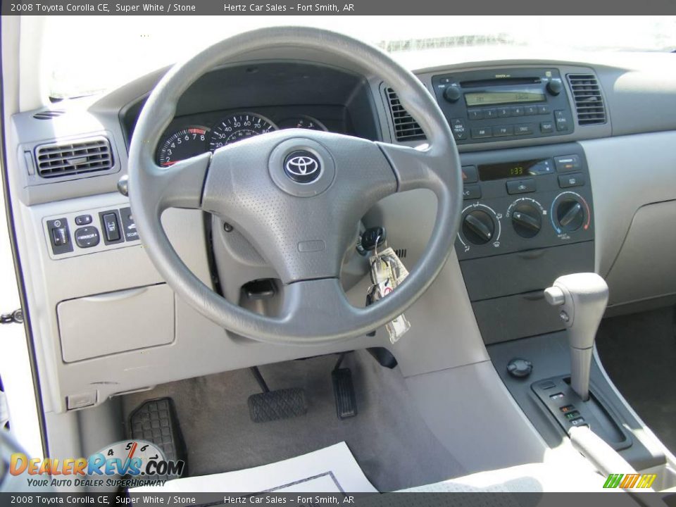 2008 Toyota Corolla CE Super White / Stone Photo #7
