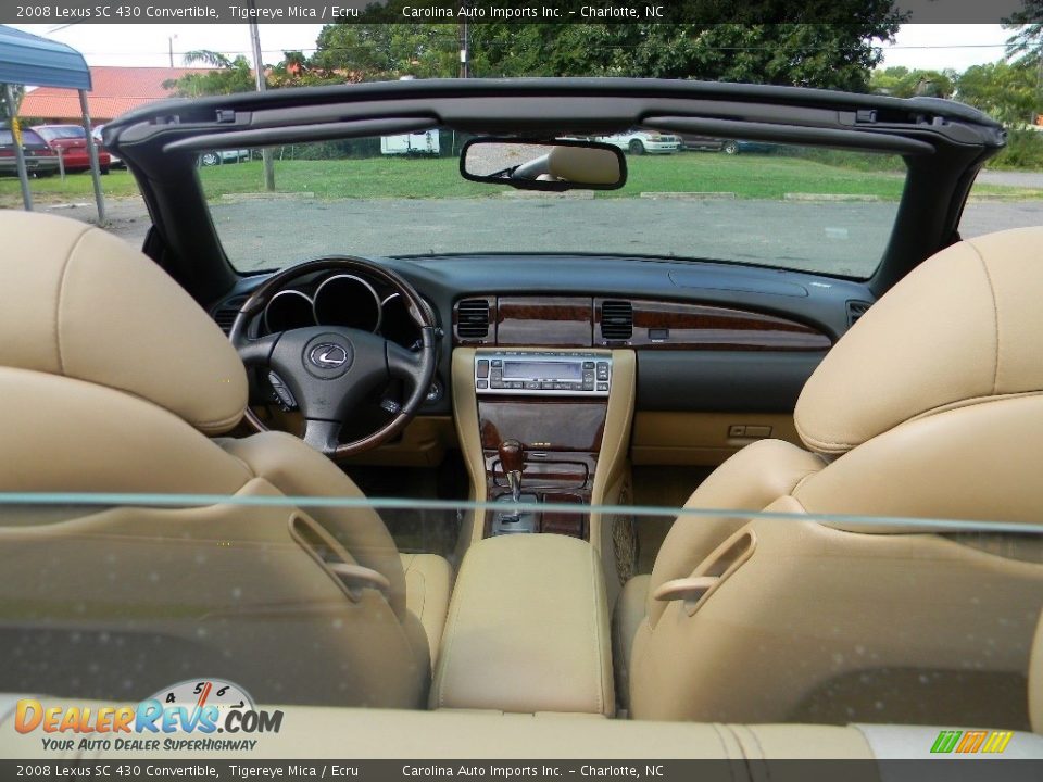 2008 Lexus SC 430 Convertible Tigereye Mica / Ecru Photo #15