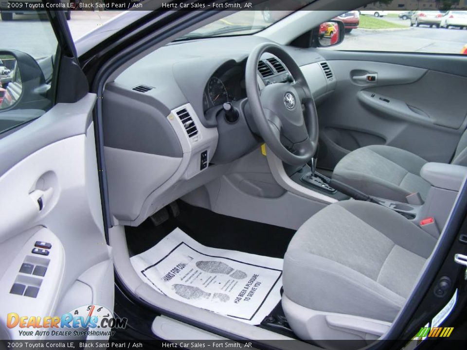 2009 Toyota Corolla LE Black Sand Pearl / Ash Photo #5
