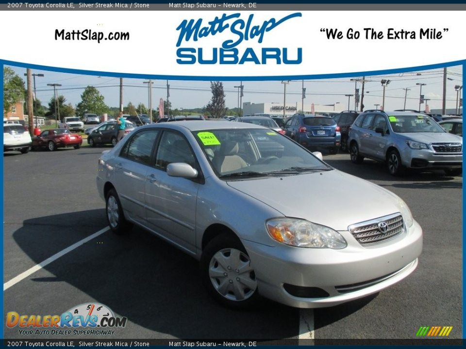 2007 Toyota Corolla LE Silver Streak Mica / Stone Photo #1