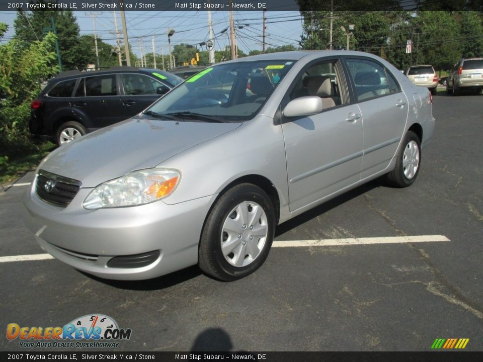 2007 Toyota Corolla LE Silver Streak Mica / Stone Photo #2