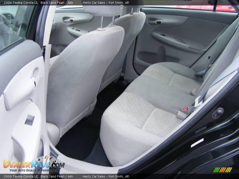 2009 Toyota Corolla LE Black Sand Pearl / Ash Photo #6