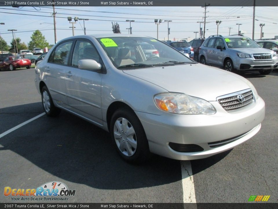 2007 Toyota Corolla LE Silver Streak Mica / Stone Photo #4