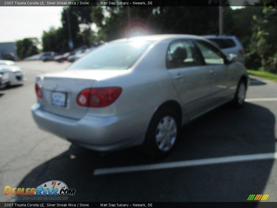 2007 Toyota Corolla LE Silver Streak Mica / Stone Photo #6