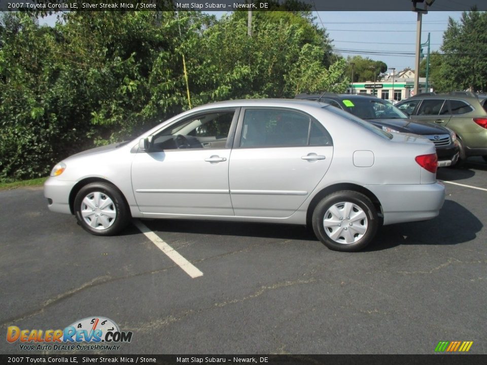 2007 Toyota Corolla LE Silver Streak Mica / Stone Photo #9