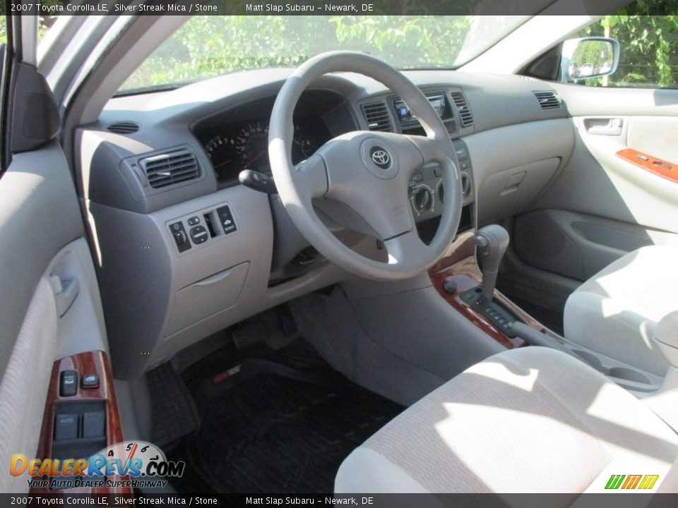 2007 Toyota Corolla LE Silver Streak Mica / Stone Photo #11