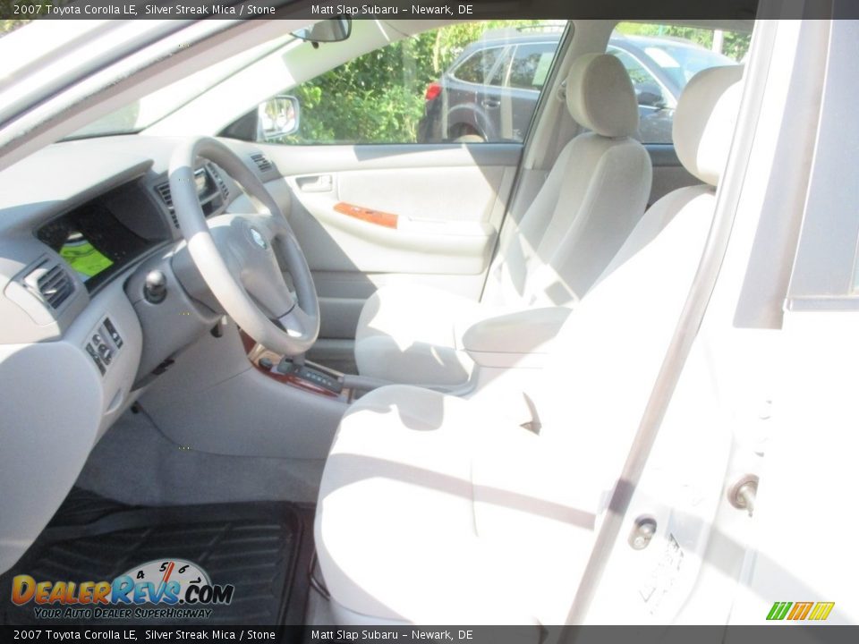 2007 Toyota Corolla LE Silver Streak Mica / Stone Photo #12