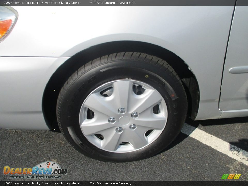 2007 Toyota Corolla LE Silver Streak Mica / Stone Photo #22