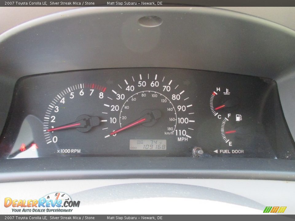 2007 Toyota Corolla LE Silver Streak Mica / Stone Photo #27