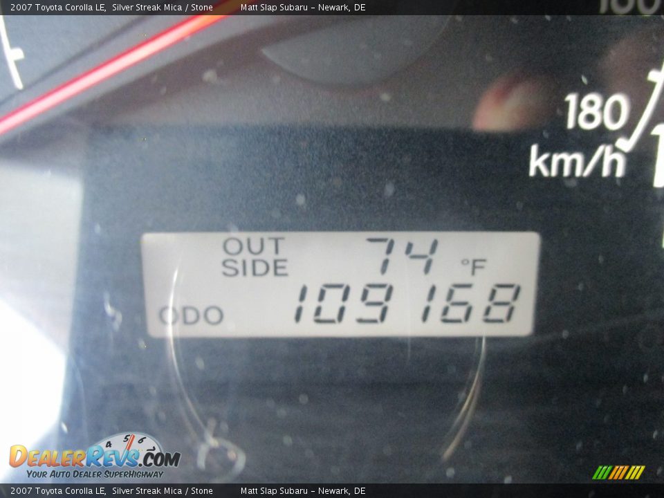 2007 Toyota Corolla LE Silver Streak Mica / Stone Photo #28