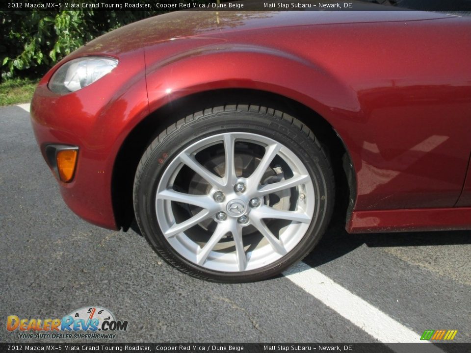 2012 Mazda MX-5 Miata Grand Touring Roadster Copper Red Mica / Dune Beige Photo #16