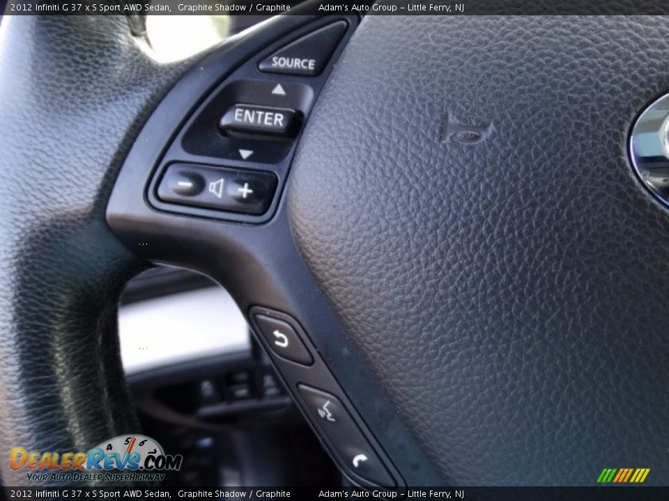 2012 Infiniti G 37 x S Sport AWD Sedan Graphite Shadow / Graphite Photo #21