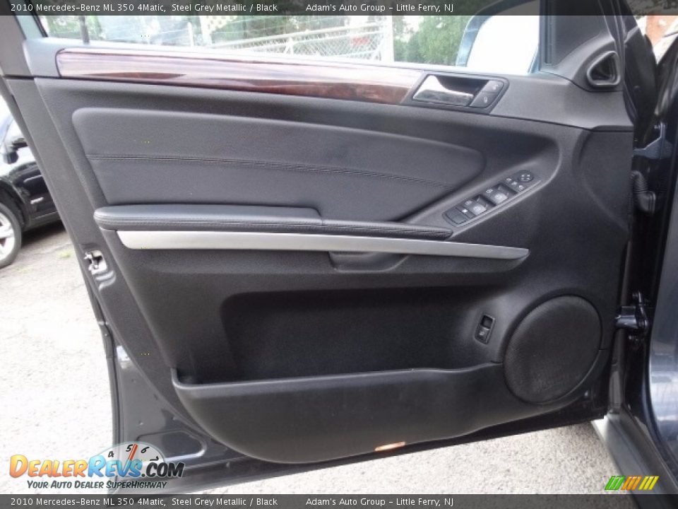 2010 Mercedes-Benz ML 350 4Matic Steel Grey Metallic / Black Photo #8