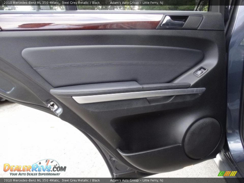 2010 Mercedes-Benz ML 350 4Matic Steel Grey Metallic / Black Photo #11
