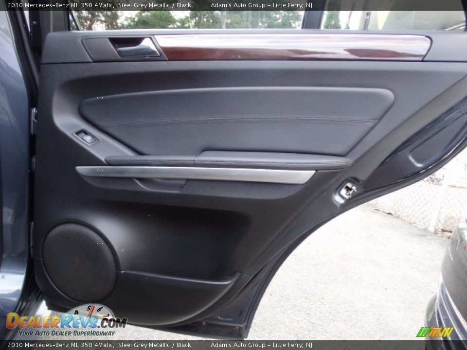 2010 Mercedes-Benz ML 350 4Matic Steel Grey Metallic / Black Photo #13