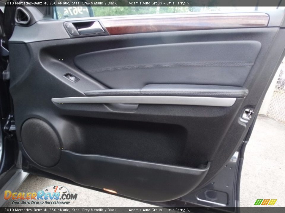 2010 Mercedes-Benz ML 350 4Matic Steel Grey Metallic / Black Photo #14
