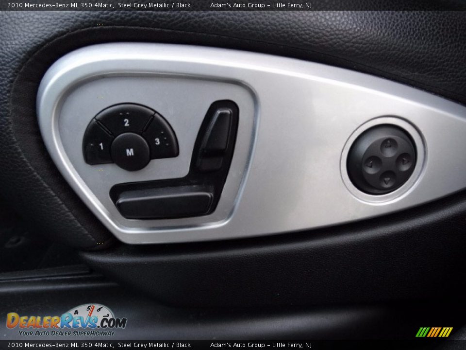 2010 Mercedes-Benz ML 350 4Matic Steel Grey Metallic / Black Photo #16