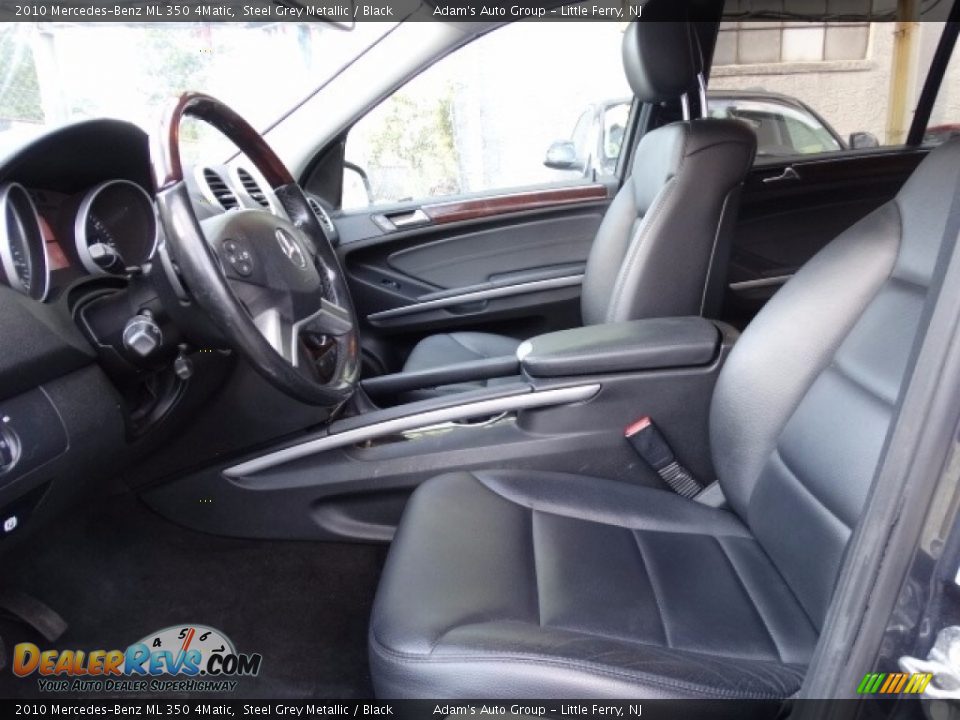 2010 Mercedes-Benz ML 350 4Matic Steel Grey Metallic / Black Photo #17