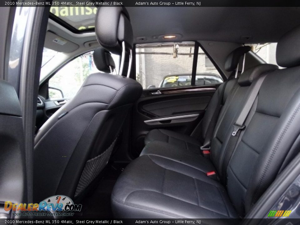2010 Mercedes-Benz ML 350 4Matic Steel Grey Metallic / Black Photo #19