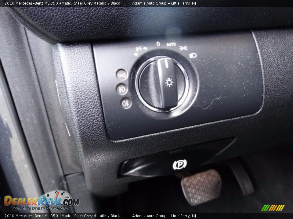 2010 Mercedes-Benz ML 350 4Matic Steel Grey Metallic / Black Photo #22
