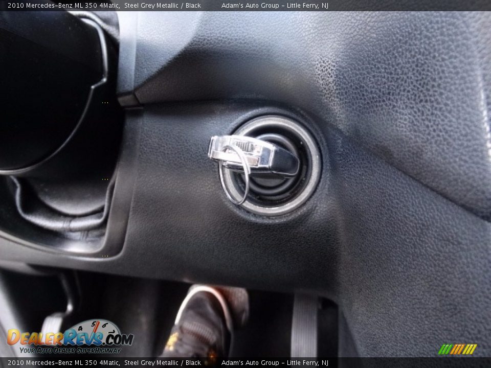 2010 Mercedes-Benz ML 350 4Matic Steel Grey Metallic / Black Photo #26