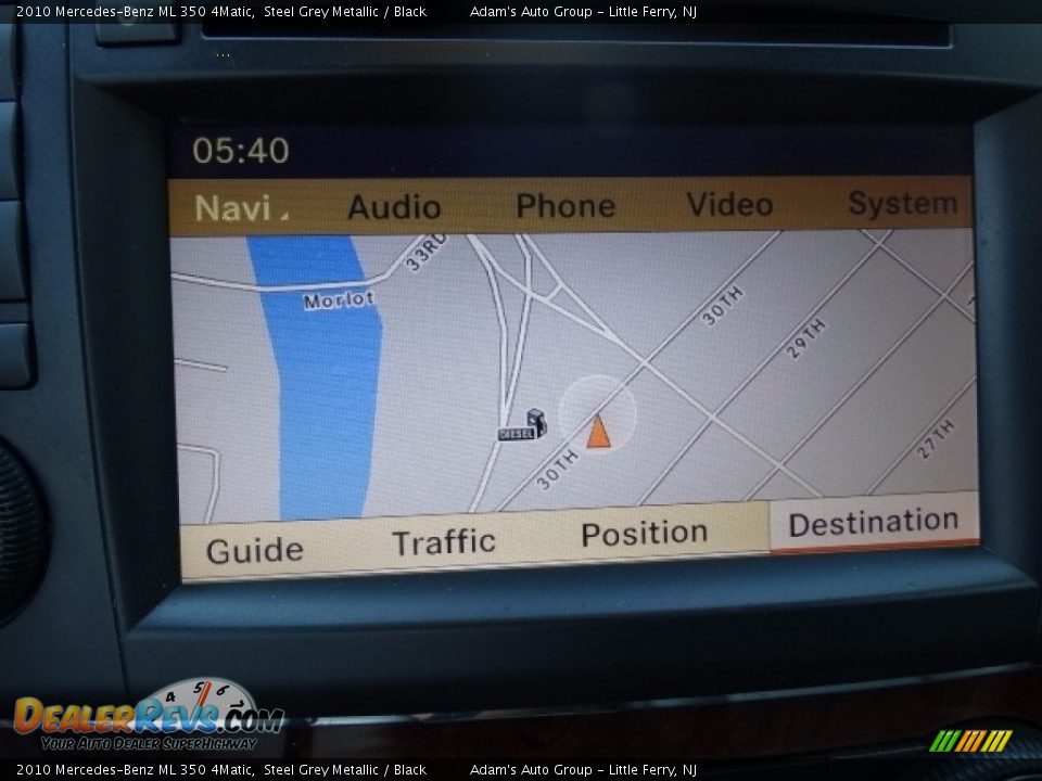 2010 Mercedes-Benz ML 350 4Matic Steel Grey Metallic / Black Photo #27