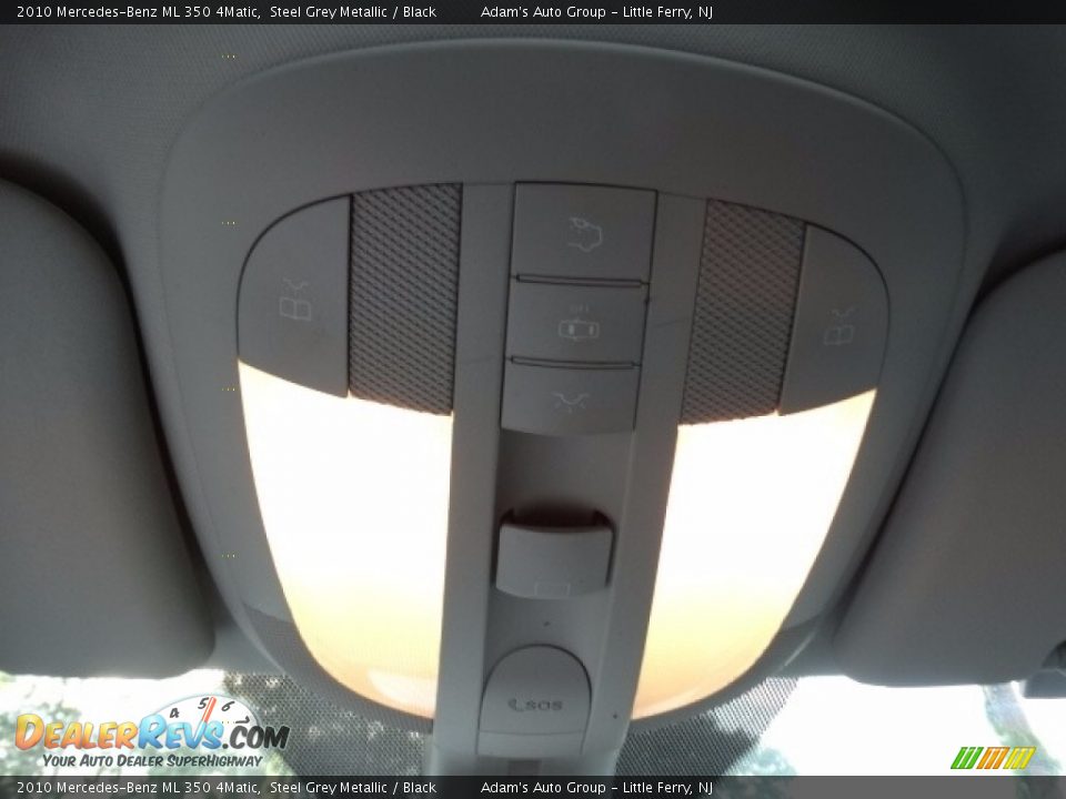 2010 Mercedes-Benz ML 350 4Matic Steel Grey Metallic / Black Photo #32