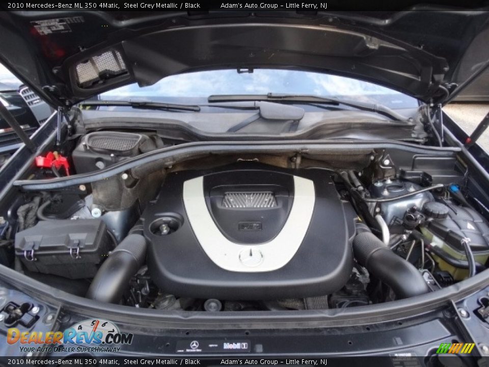 2010 Mercedes-Benz ML 350 4Matic Steel Grey Metallic / Black Photo #33
