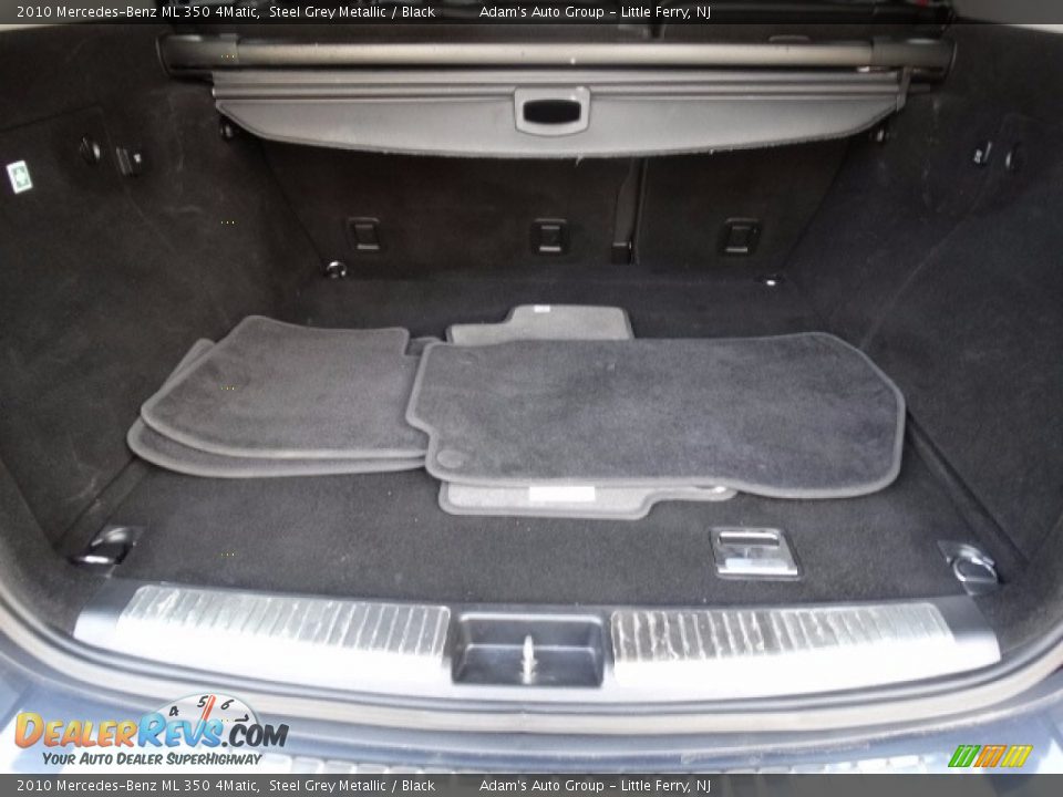 2010 Mercedes-Benz ML 350 4Matic Steel Grey Metallic / Black Photo #35
