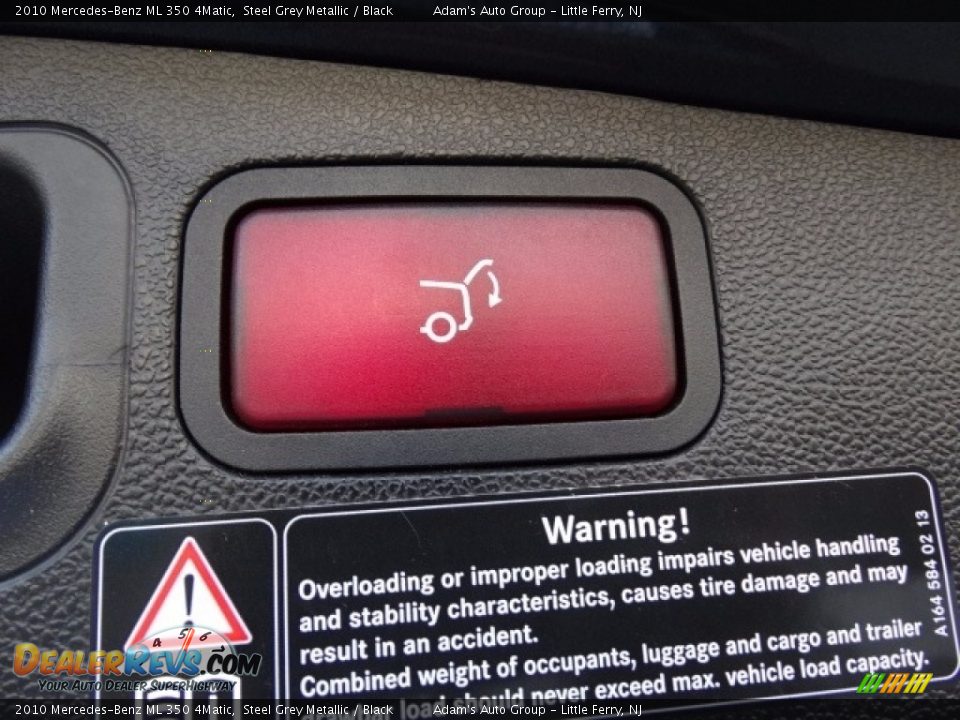 2010 Mercedes-Benz ML 350 4Matic Steel Grey Metallic / Black Photo #36