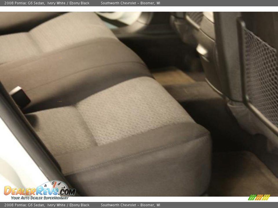 2008 Pontiac G6 Sedan Ivory White / Ebony Black Photo #5