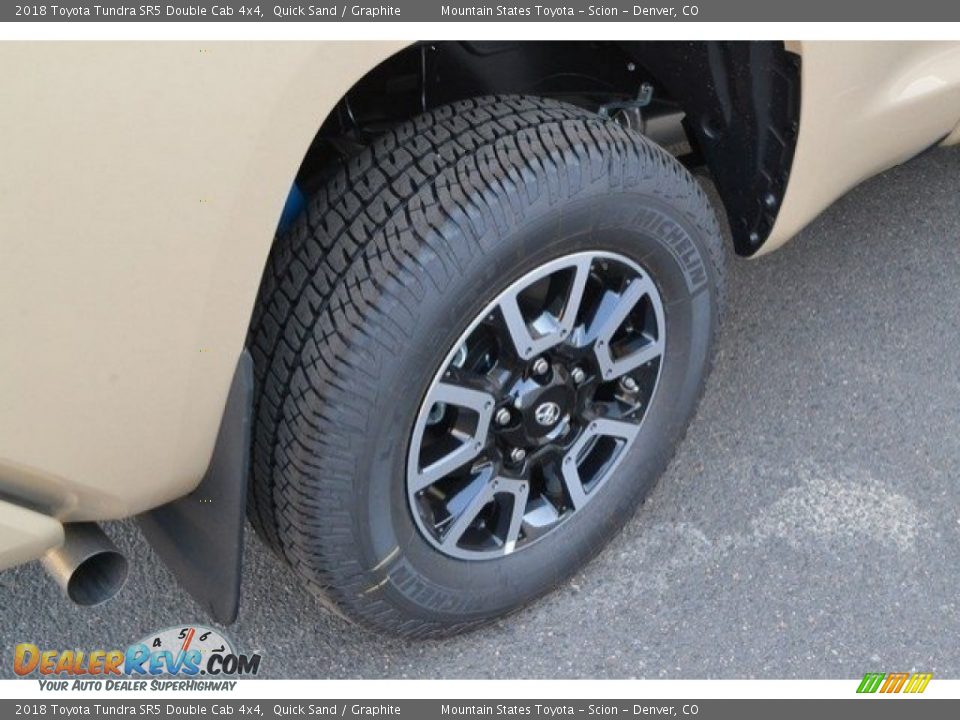 2018 Toyota Tundra SR5 Double Cab 4x4 Quick Sand / Graphite Photo #9