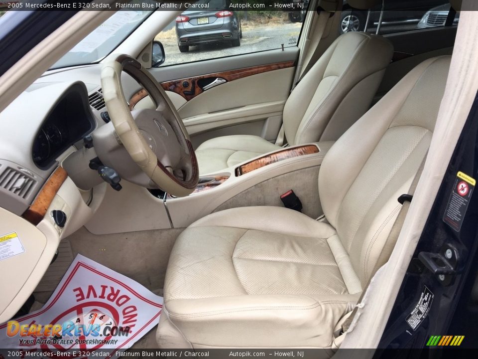 2005 Mercedes-Benz E 320 Sedan Platinum Blue Metallic / Charcoal Photo #2
