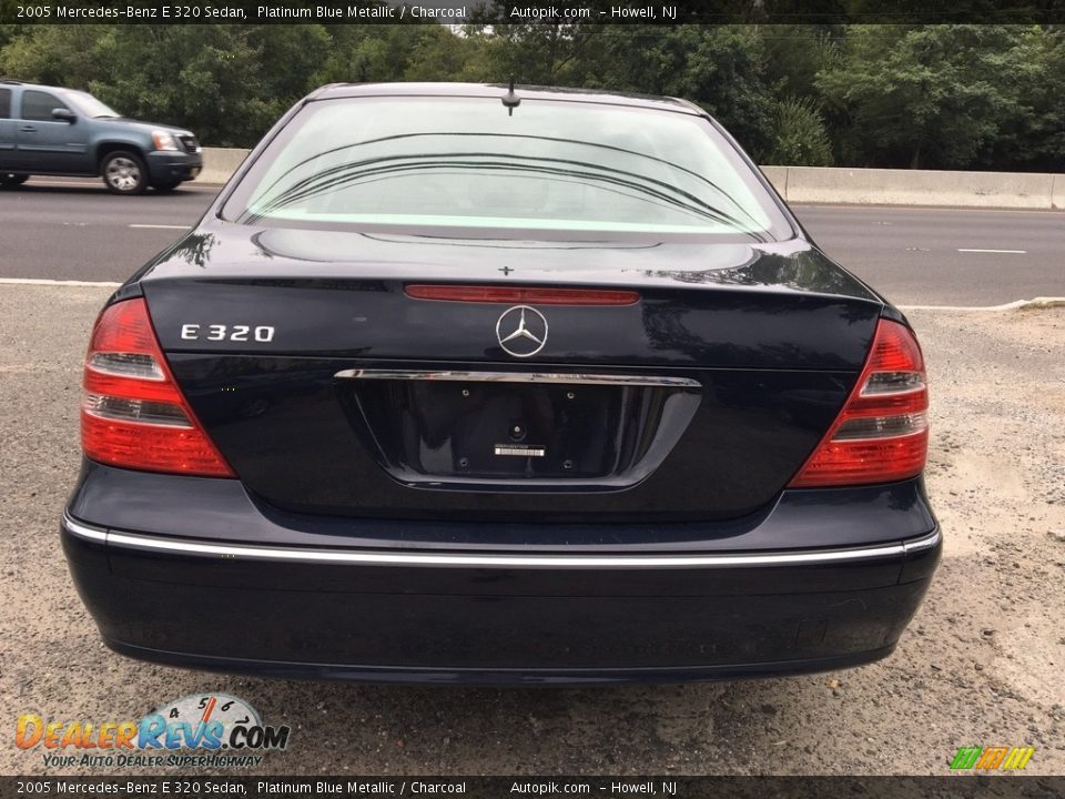 2005 Mercedes-Benz E 320 Sedan Platinum Blue Metallic / Charcoal Photo #5