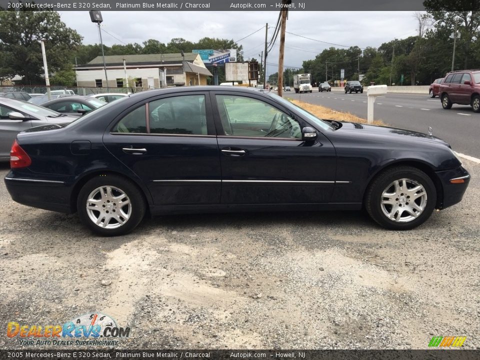 2005 Mercedes-Benz E 320 Sedan Platinum Blue Metallic / Charcoal Photo #7