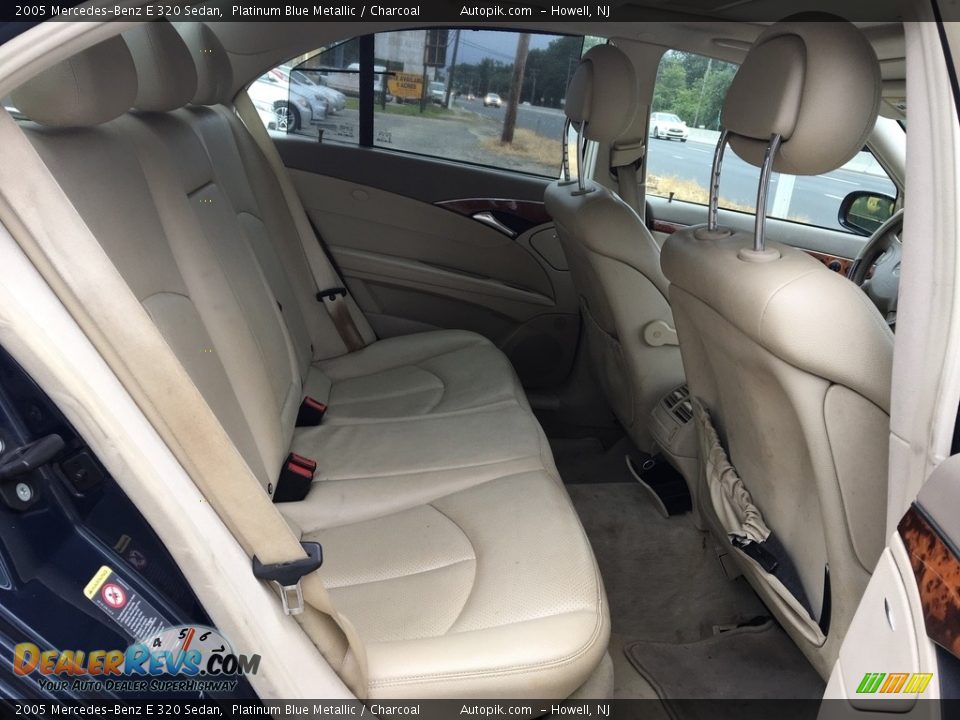 2005 Mercedes-Benz E 320 Sedan Platinum Blue Metallic / Charcoal Photo #9