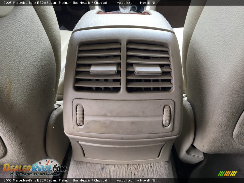 2005 Mercedes-Benz E 320 Sedan Platinum Blue Metallic / Charcoal Photo #15