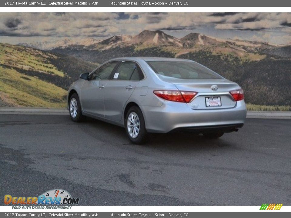 2017 Toyota Camry LE Celestial Silver Metallic / Ash Photo #3