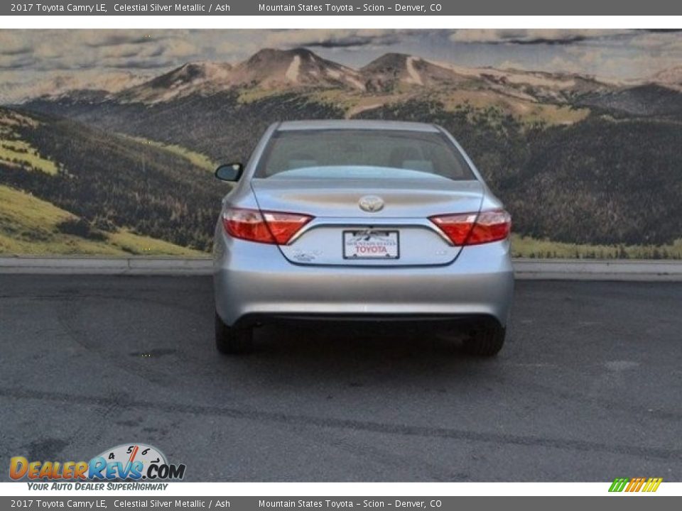 2017 Toyota Camry LE Celestial Silver Metallic / Ash Photo #4