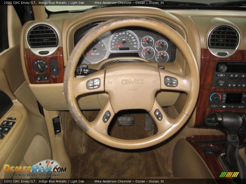 2003 GMC Envoy SLT Indigo Blue Metallic / Light Oak Photo #4