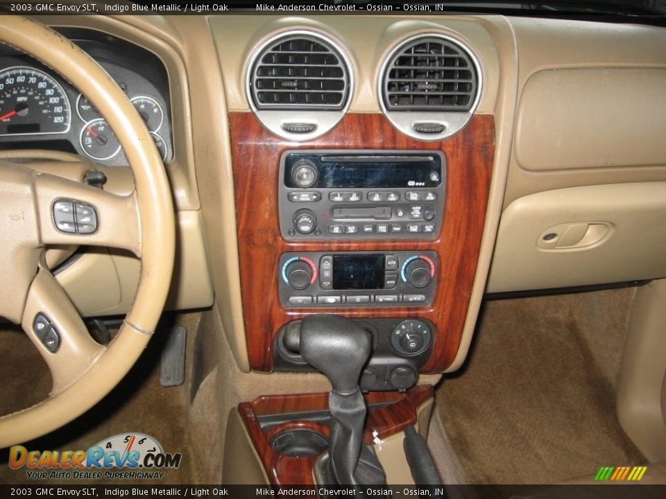 2003 GMC Envoy SLT Indigo Blue Metallic / Light Oak Photo #5